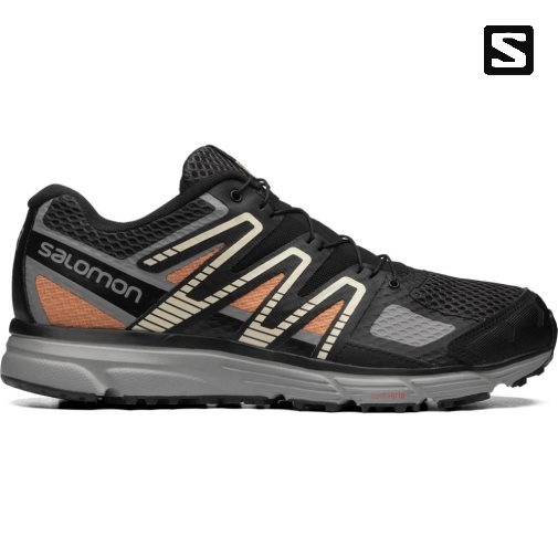 Black Salomon X-mission 4 Men's Sneakers | PH 96714T